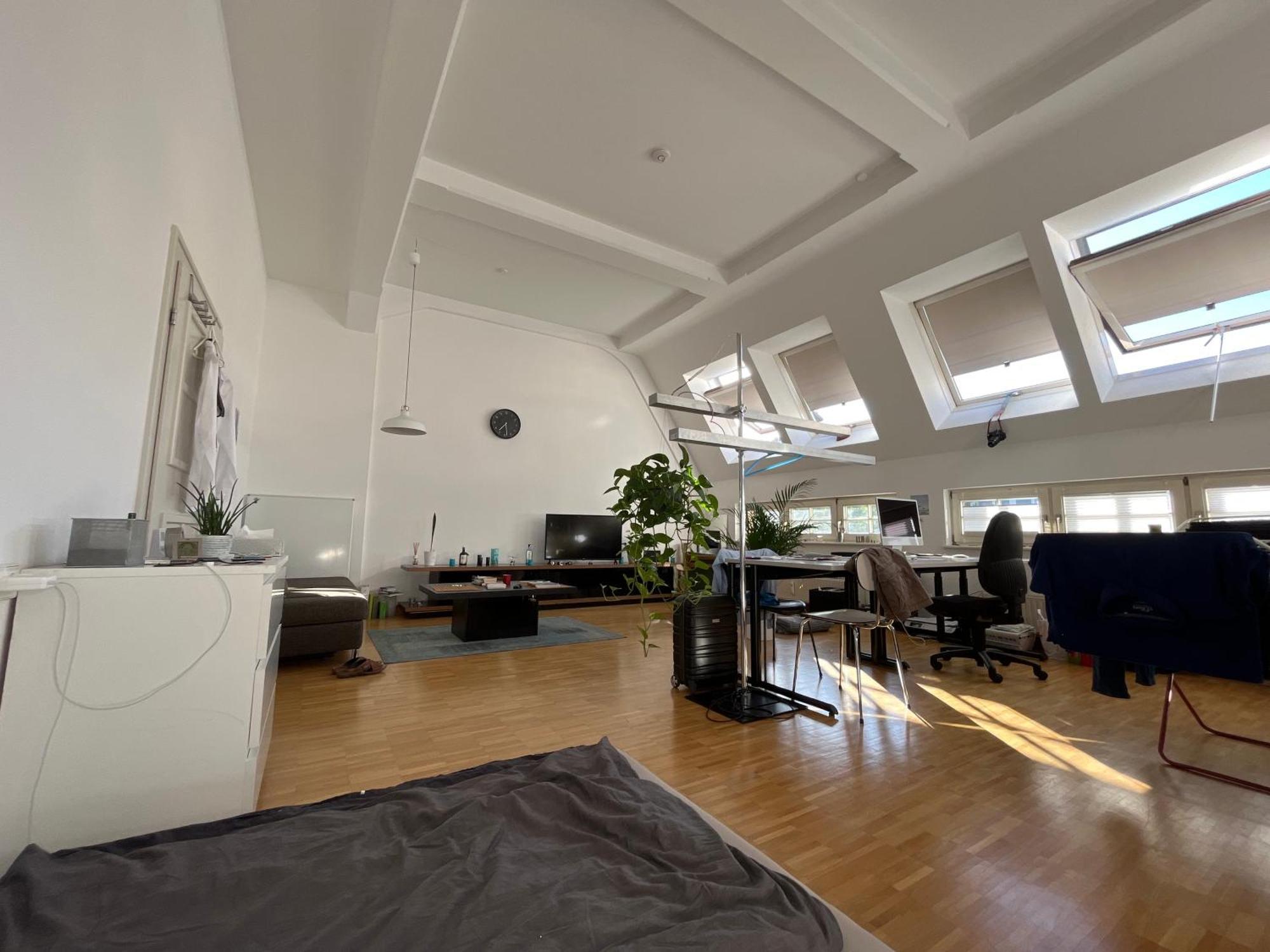 Loftcharakter Mit Schoener Aussicht Ueber
